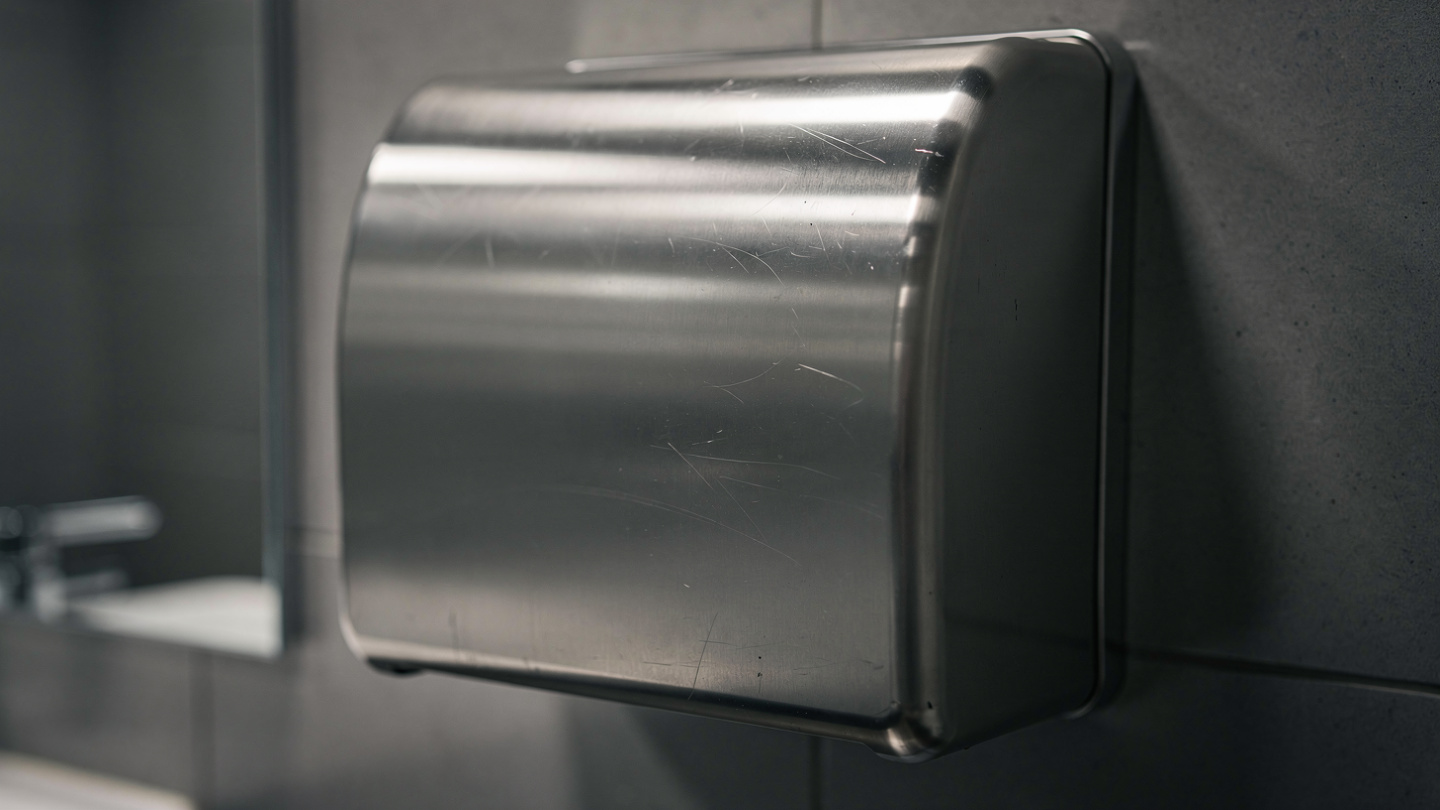 vandal resistant stainless steel hand dryer